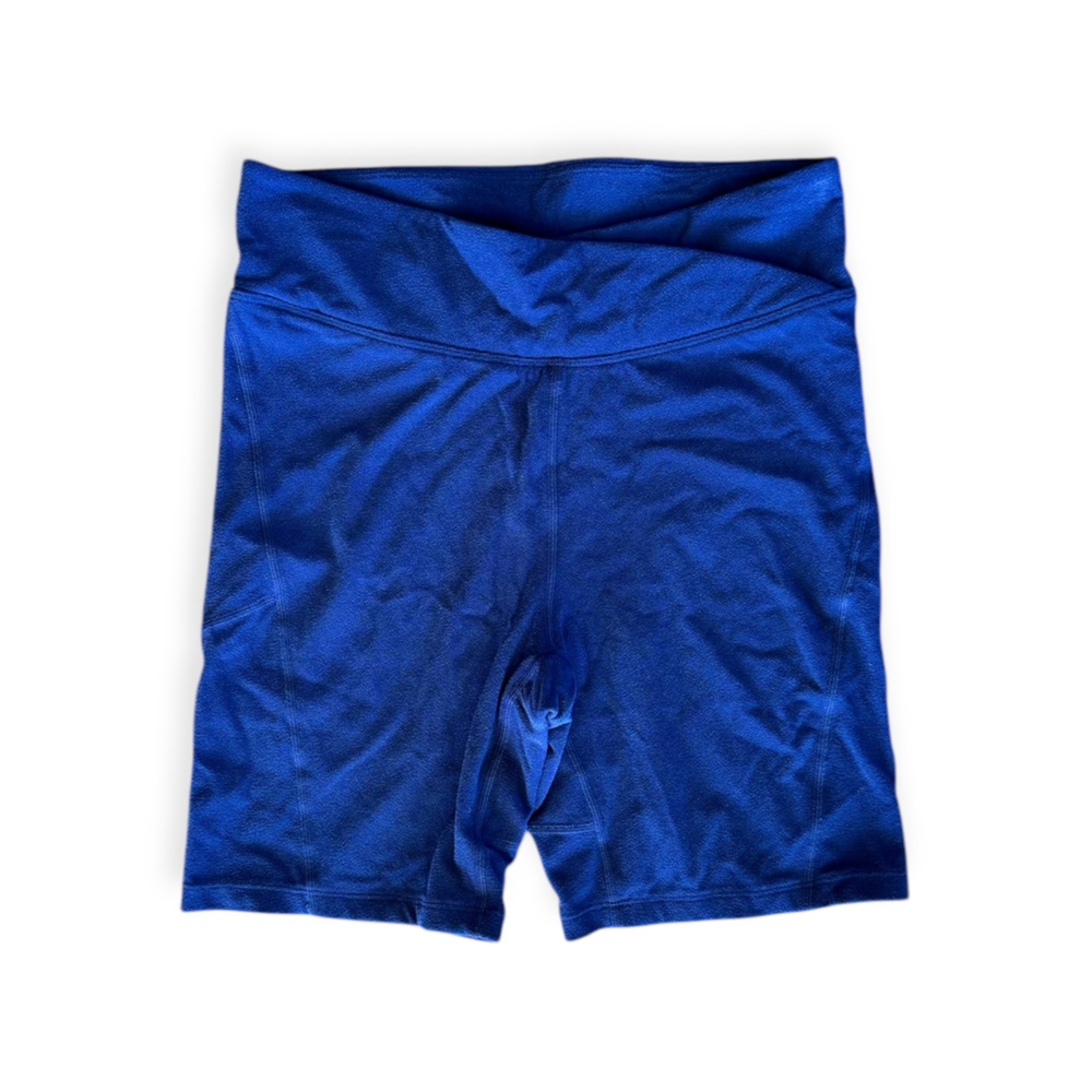ALALA vibrant blue athletic bike shorts workout athletic athleisure small